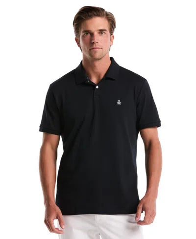 Original Penguin Men's Daddy Short Sleeve Polo Shirt In Black