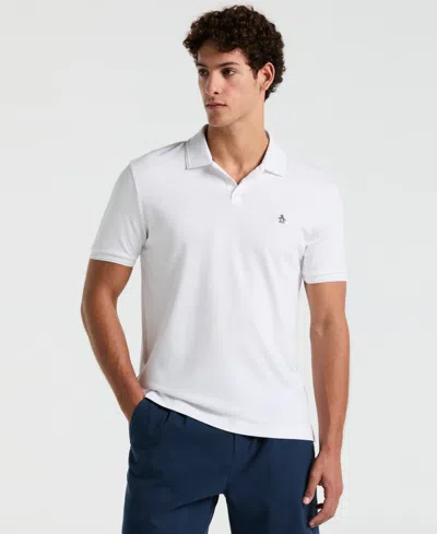 Original Penguin Men's Daddy Short Sleeve Polo Shirt In White