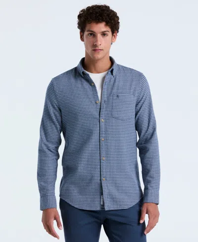 Original Penguin Men's Denim Slim Fit Long Sleeves Shirt In Blue