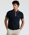 Original Penguin Men's Earl Pique Polo Shirt In Blue