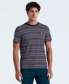Original Penguin Men's Short Sleeve Striped T-shirt In Blue