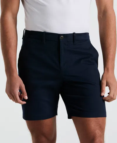 Original Penguin Men's Slim Fit 8" Chino Shorts In Black