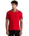 Original Penguin Men's Slim-fit Cotton Tipped Polo Shirt In Red