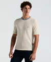 Original Penguin Men's Slim Fit Short Sleeve Sweater Logo T-shirt In Neutral