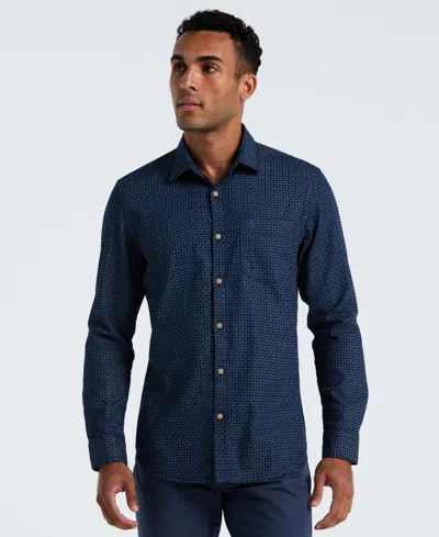 Original Penguin Men's Solid Slim Fit Shirt In Blue