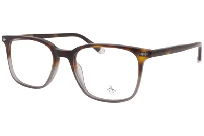 Original Penguin Men's The Hopper 2.0 Eyeglasses In Tortoise In Gray