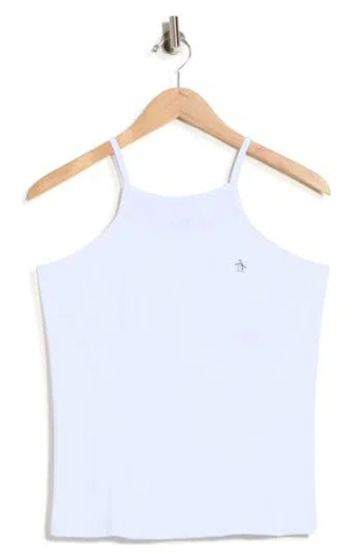 Original Penguin Mesh Camisole In White