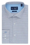 Original Penguin Mini Check Print Slim Fit Dress Shirt In Taupe