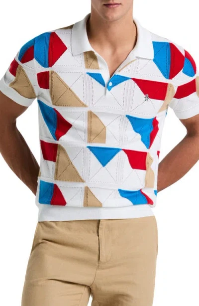 Original Penguin Multicolor Jacquard Polo