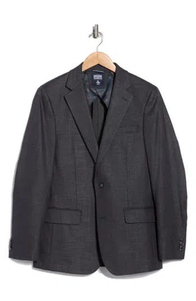 Original Penguin Notch Lapel Blazer In Black