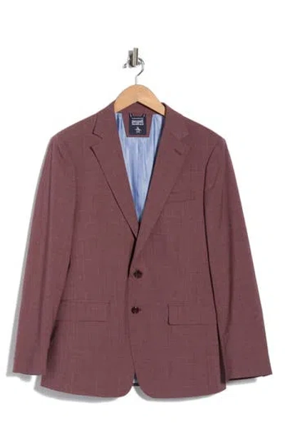 Original Penguin Notch Lapel Suit Jacket In Mauve