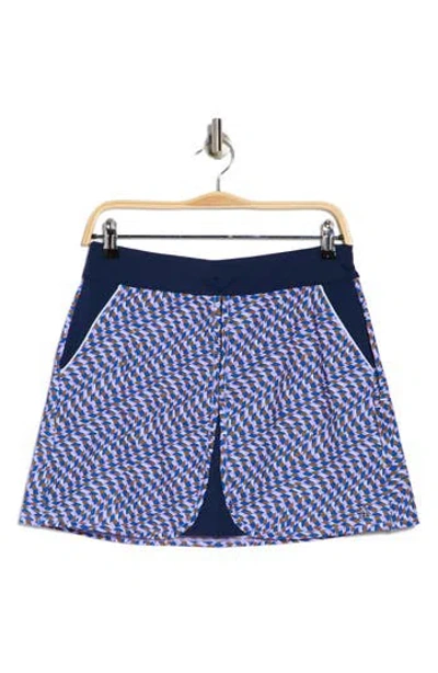 Original Penguin Optical Print Colorblock Skort