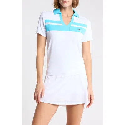 Original Penguin Performance Colorblock Polo In White