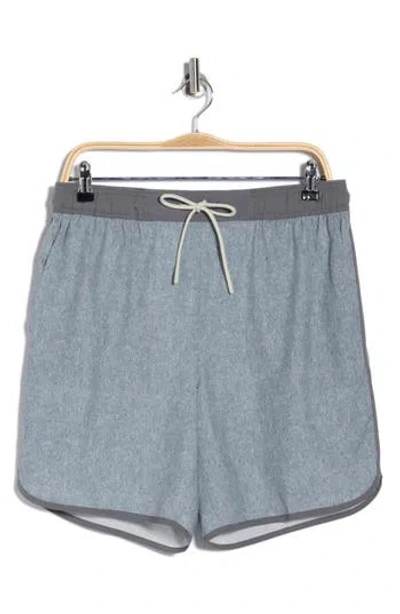 Original Penguin Performance Drawstring Shorts In Gray
