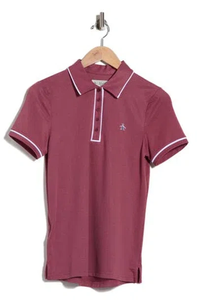 Original Penguin Performance Golf Polo In Pink