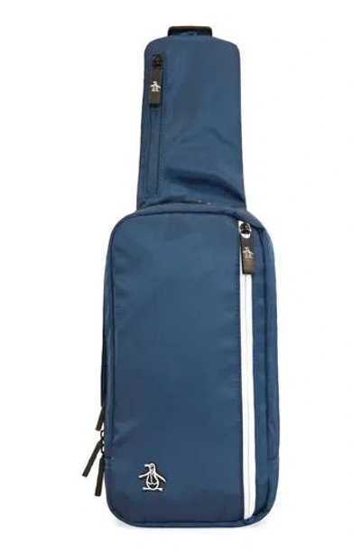 Original Penguin Pete Sling Bag In Blue