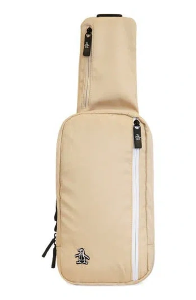 Original Penguin Pete Sling Bag In White