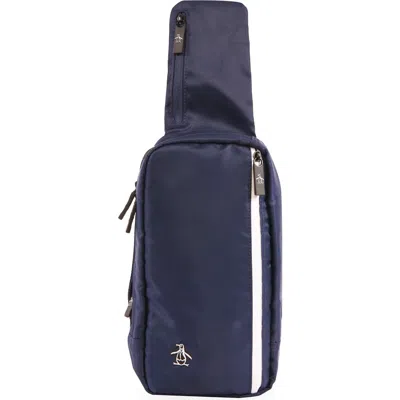 Original Penguin Pete Sling Bag In Blue