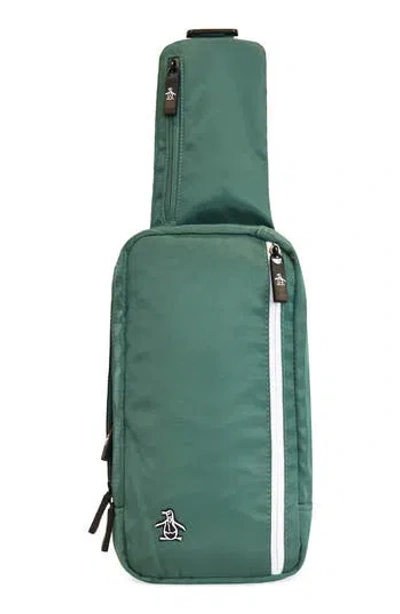 Original Penguin Pete Sling Bag In Purple