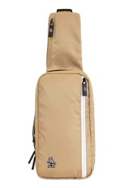 Original Penguin Pete Sling Crossbody Bag In Pink