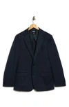 Original Penguin Plaid Notch Lapel Blazer In Blue