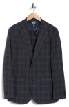 Original Penguin Plaid Notch Lapel Blazer In Pattern