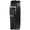 Original Penguin Reversible Leather Belt In Black/brown