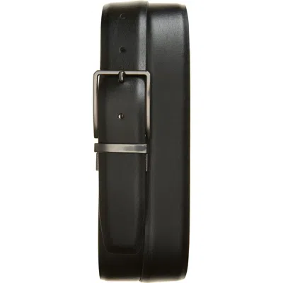 Original Penguin Reversible Leather Belt In Multi