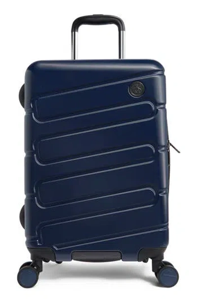Original Penguin River 21-inch Hardside Carry-on Spinner Luggage In Blue