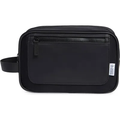Original Penguin Satin Finish Zip Top Dopp Kit In Blue