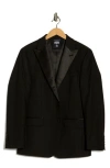 Original Penguin Satin Peak Lapel Dinner Jacket In Black