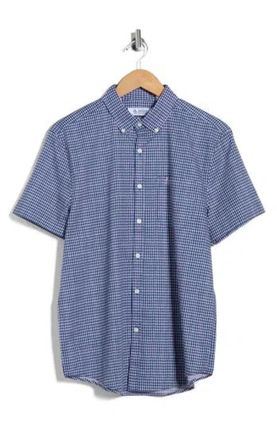 Original Penguin Short Sleeve Poplin Shirt In Green