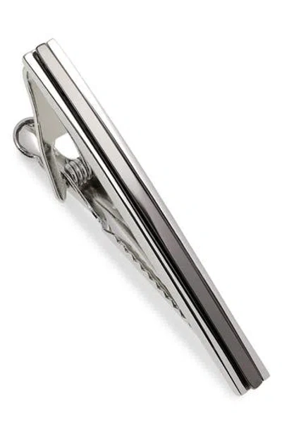 Original Penguin Silver Stripe Tie Bar