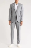 Original Penguin Single Breasted Classic Suit In Gray