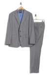 Original Penguin Single Breasted Classic Suit In Light Grey/blue