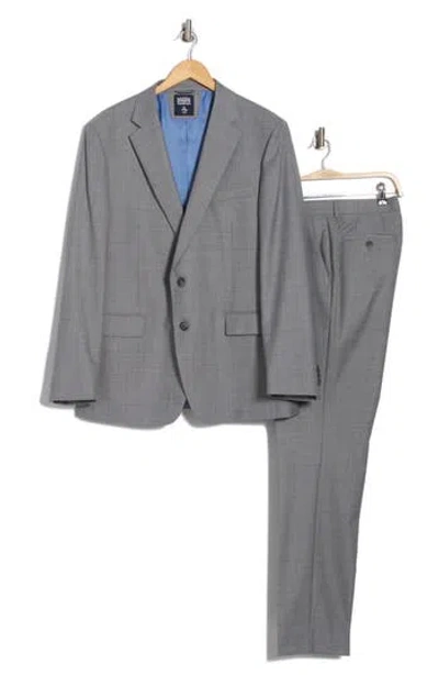 Original Penguin Single Breasted Classic Suit In Light Grey/blue
