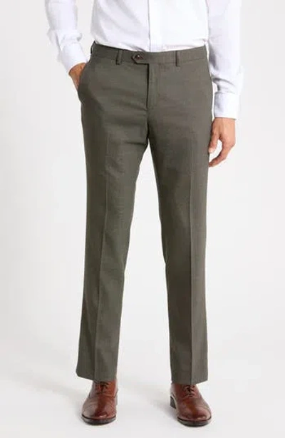 Original Penguin Slim Fit Flat Front Suit Separate Pants In Green