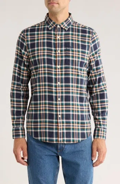 Original Penguin Slim Fit Plaid Twill Button-up Shirt In Multi