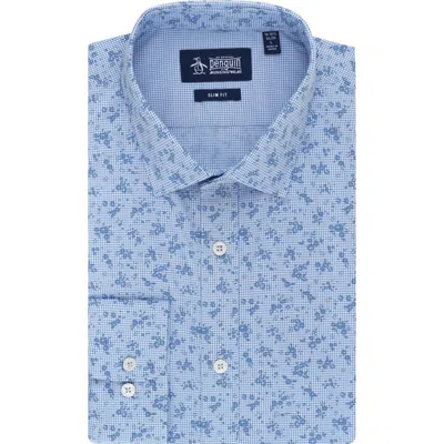 Original Penguin Slim Fit Stretch Cotton Button-up Shirt