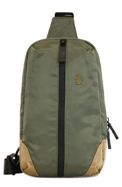 Original Penguin Sling Bag In Pattern