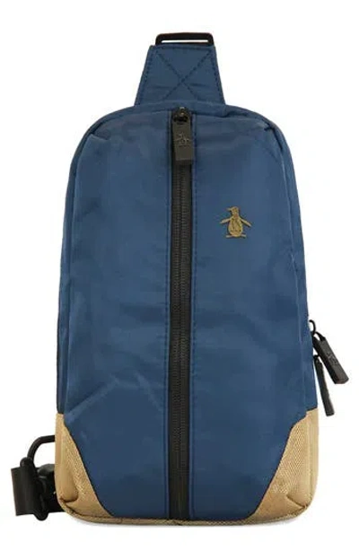 Original Penguin Sling Crossbody Bag In White