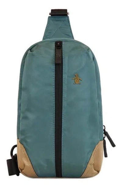 Original Penguin Sling Crossbody Bag In Blue