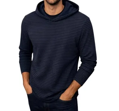 Original Penguin Slub Cotton Hoodie In Blue