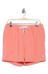 Original Penguin Solid 5-inch Swim Trunks In Multi
