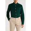 Original Penguin Solid Corduroy Button Down Shirt In Green