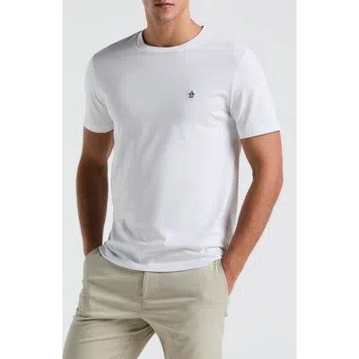 Original Penguin Solid Organic Cotton T-shirt In Bright White