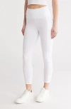 Original Penguin Solid Performance Leggings In White In Bright White