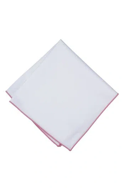 Original Penguin Solid Pocket Square With Contrast Trim