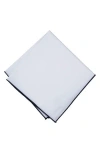 Original Penguin Solid Pocket Square With Contrast Trim