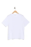 Original Penguin Sport Crewneck Stretch Cotton T-shirt In White